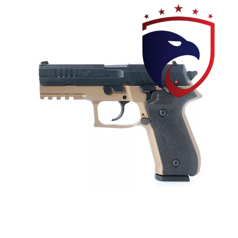 Pistola AREX Semiautomática Zero 1 Standard FDE 9mm