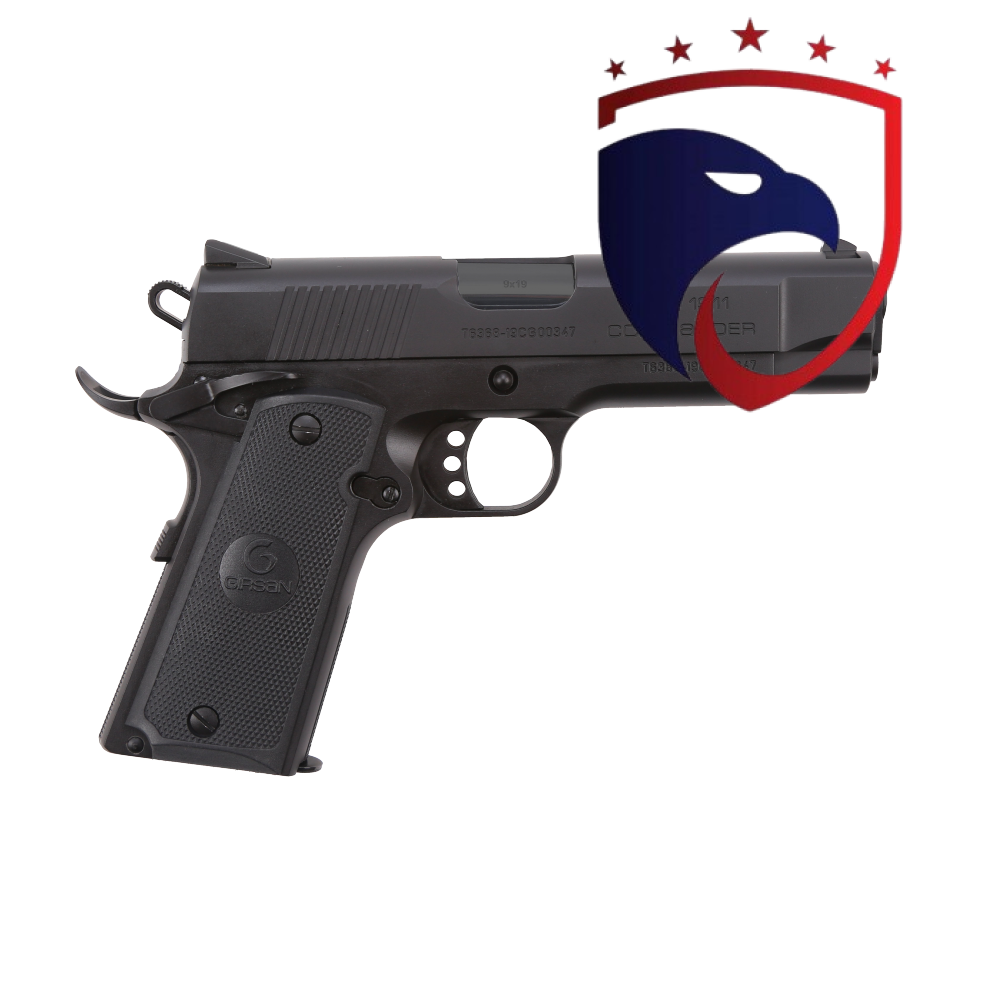 Pistola Girsan MC 1911C Semi-Automática 45ACP Oxi/Preta