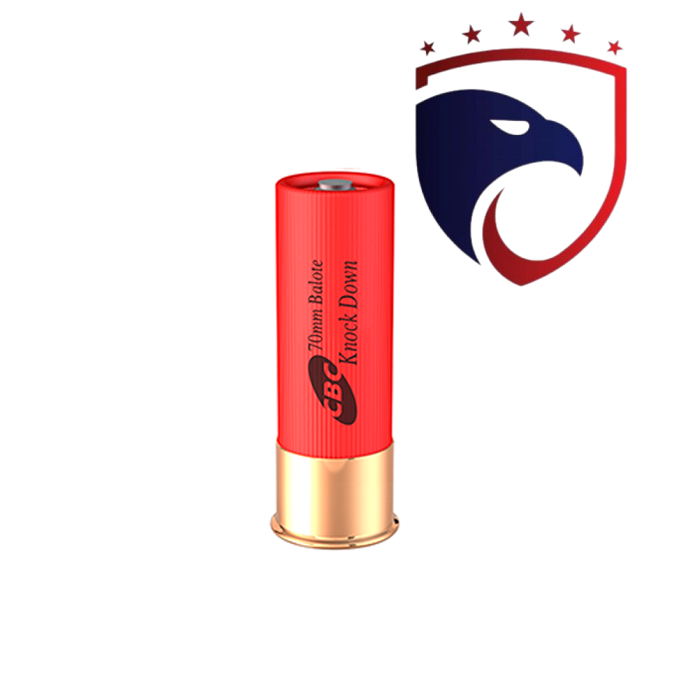 Cartucho CBC .12GA [70mm] Balote Knock Down Cx.10un