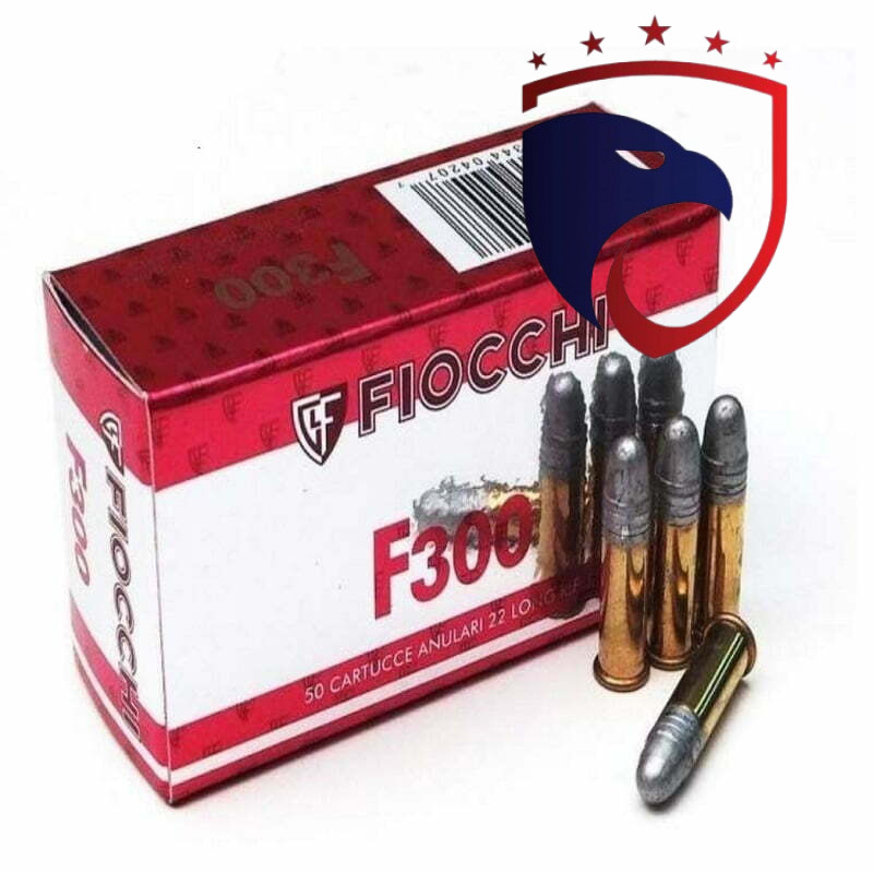 Munição Fiocchi 22 LR F300 40gr – Cx 50