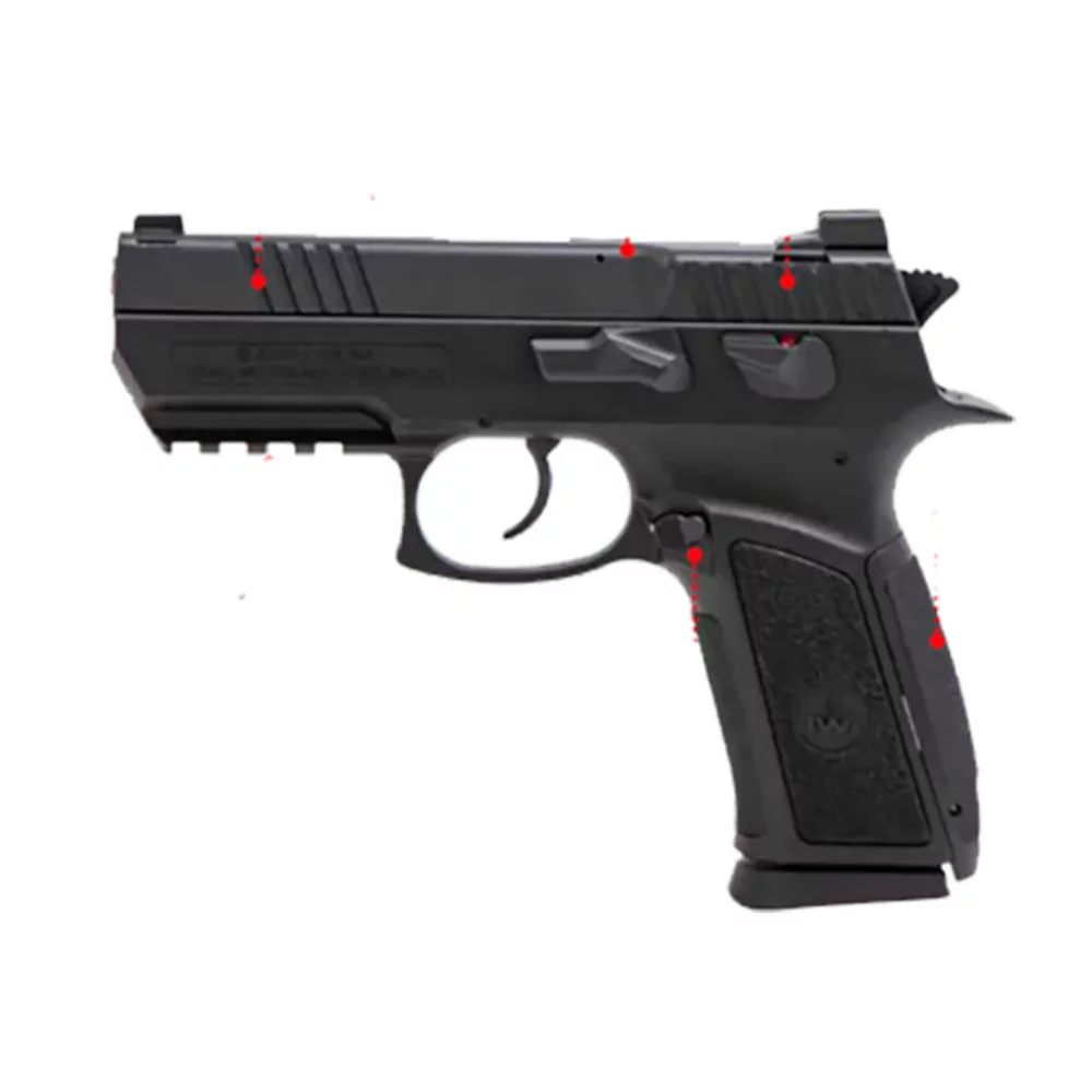 Pistola IWI Semiautomática Jericho II Black 9mm
