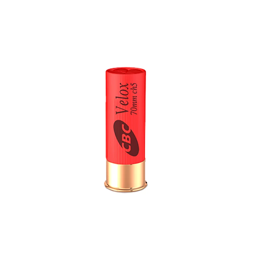 Cartucho CBC .12GA [70mm] Super Velox CH-3T AEL Cx.25un