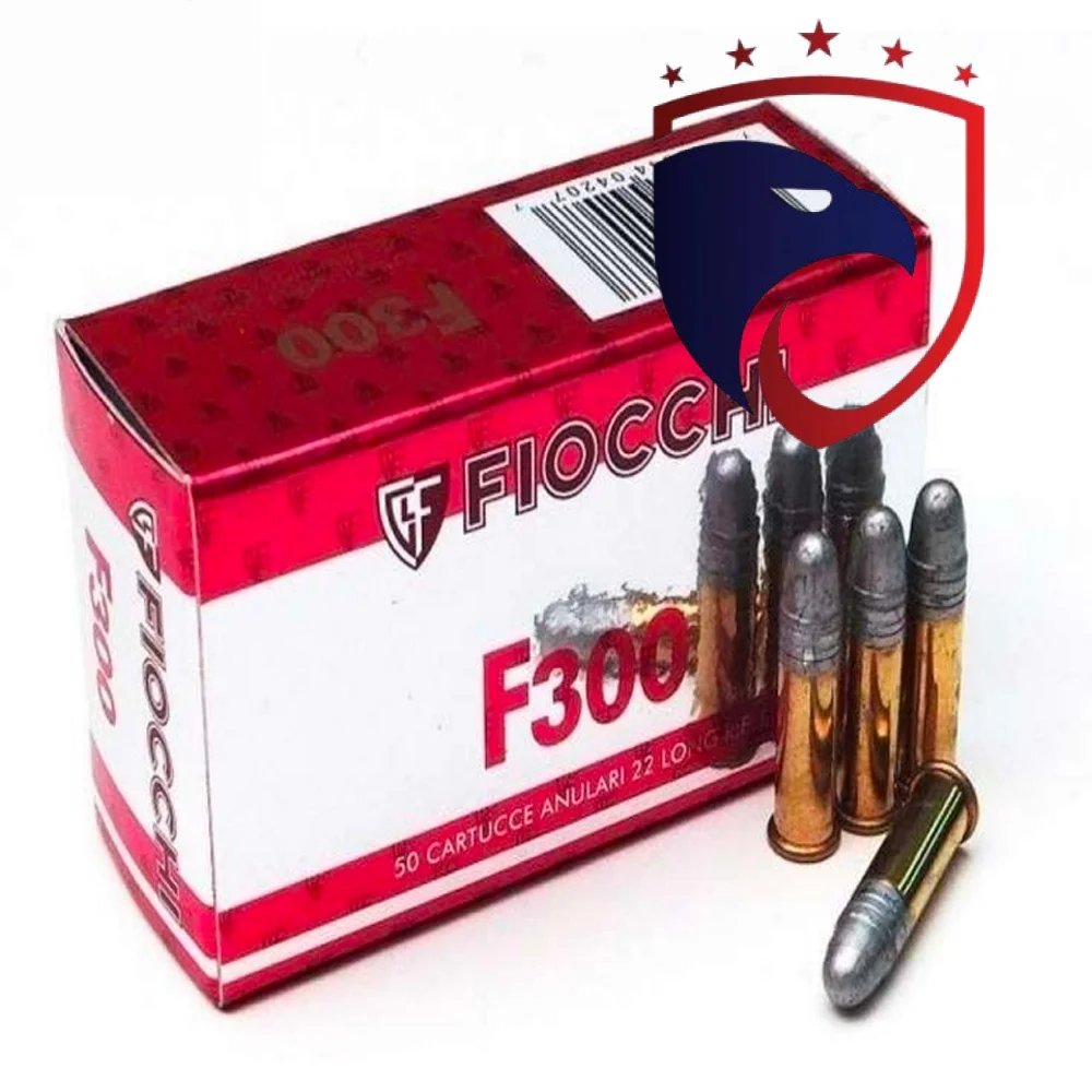 Cartucho Fiocchi .22LR F300 Cx.50un