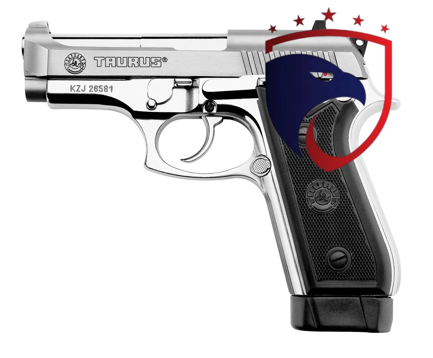 Pistola Taurus PT58HCPLUS/19 .380AUTO Inox Fosco - Image 2