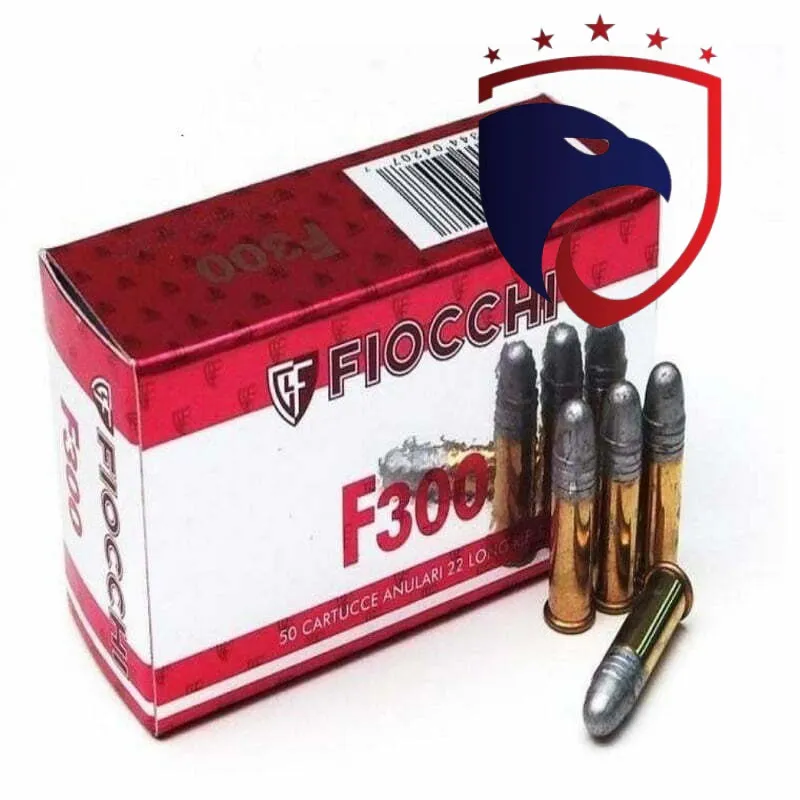 Munição Fiocchi 22 LR F300 40gr – Cx 50