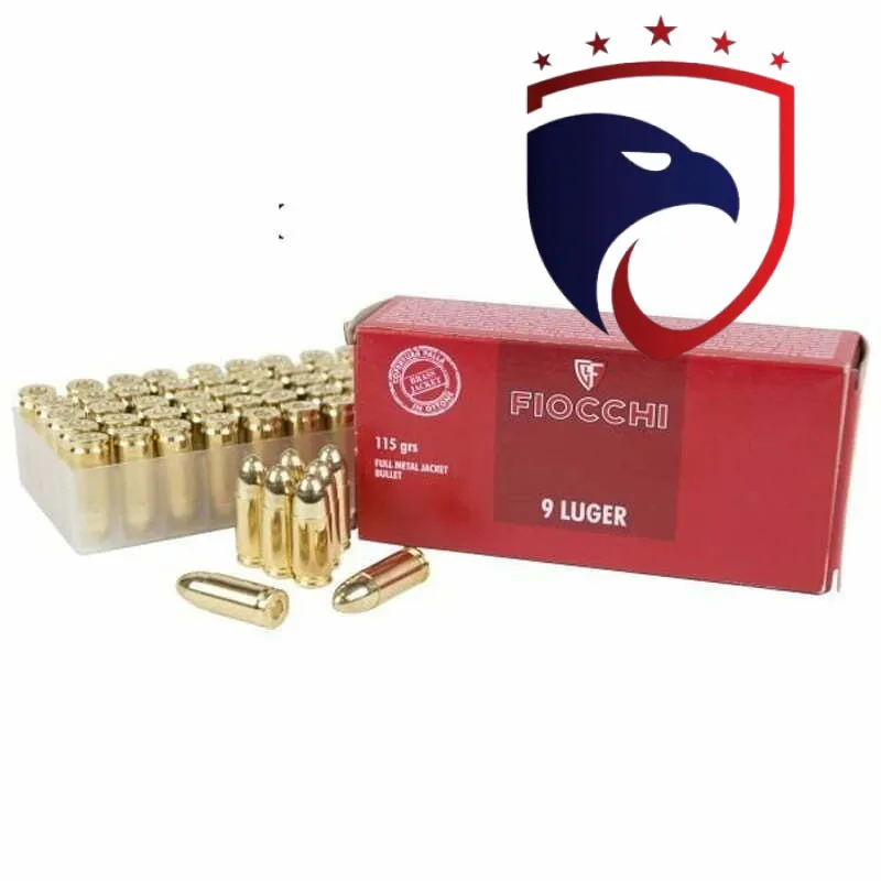 Munição Fiocchi 9MM LUGER 115gr FMJ – Cx 50